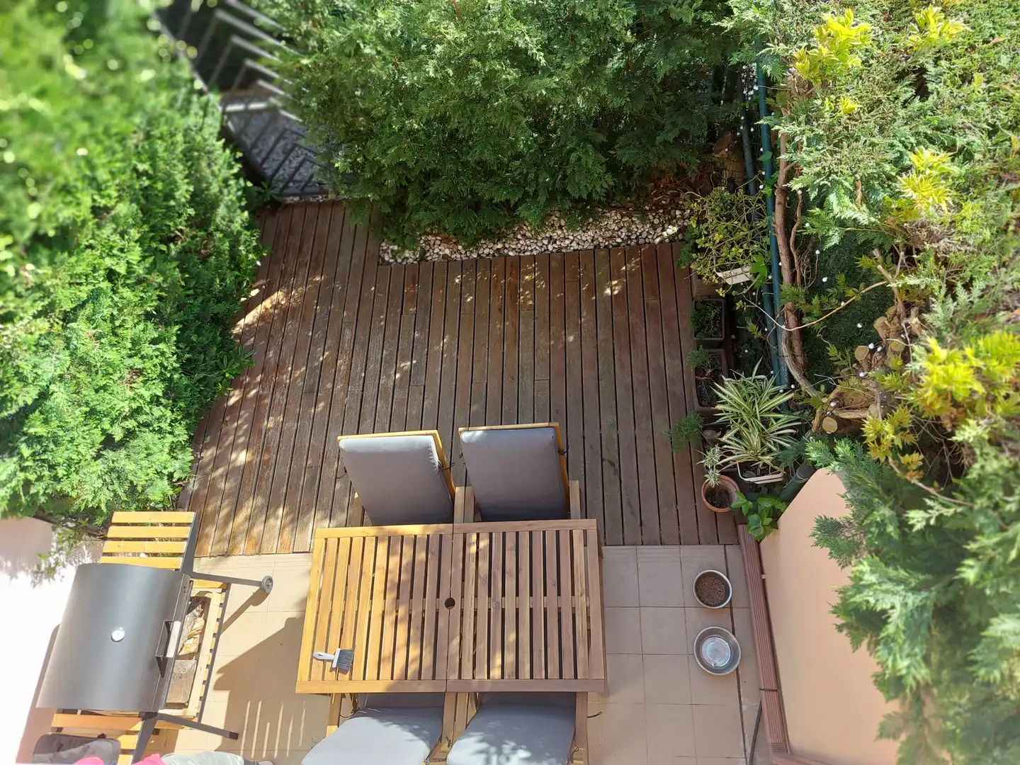 Terrasse von Einfamilien-Reihenhaus zum Verkauf in L'Estartit mit Klimaanlage, Heizung und Terrasse