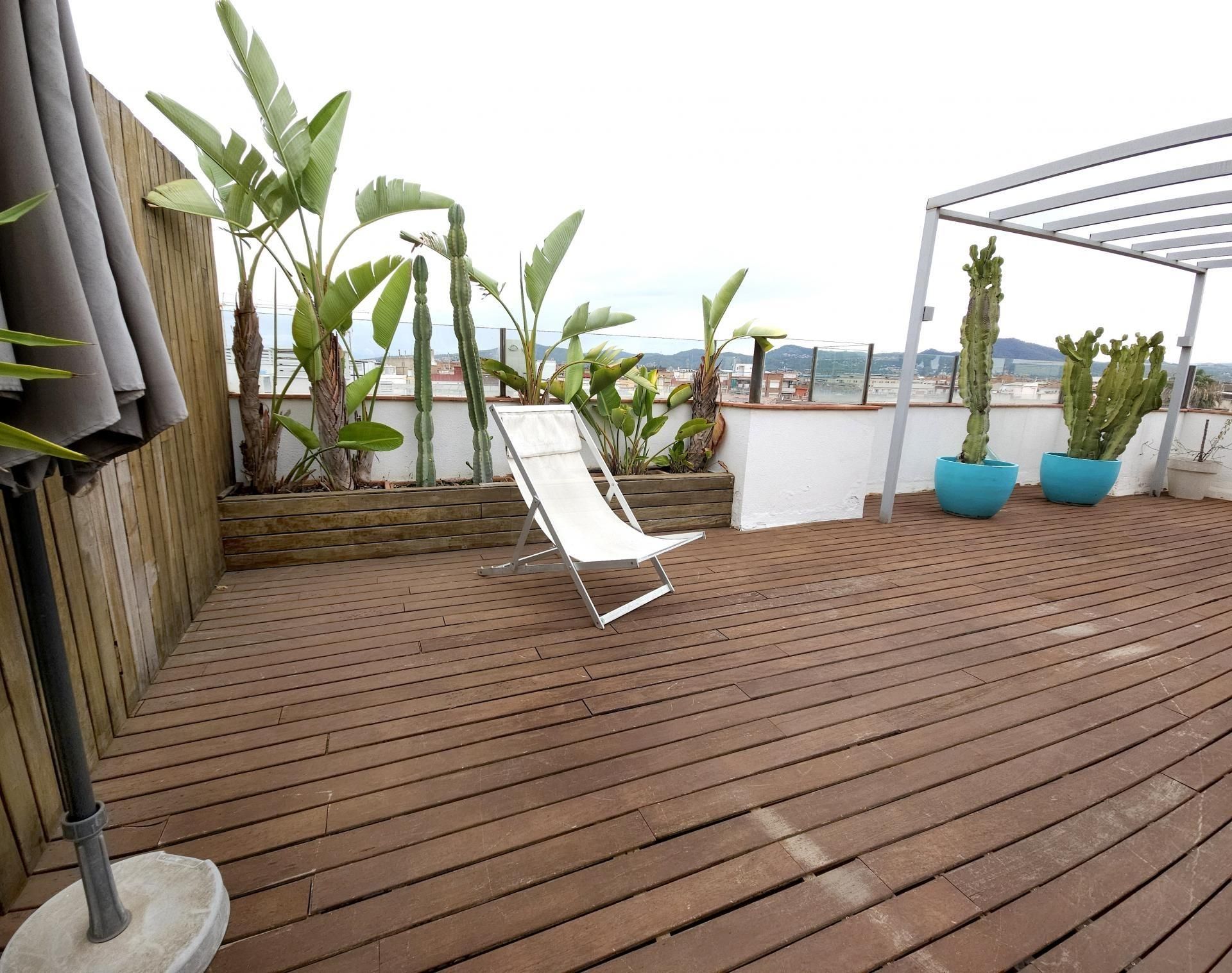 Terrace of Attic for sale in Sant Joan Despí  with Heating, Parquet flooring and Terrace