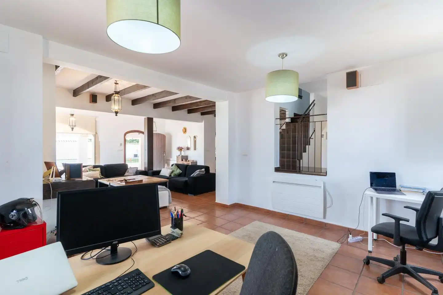 Sala de estar de Casa o chalet en venta en Santa Pola con Calefacción, Jardín privado y Parquet