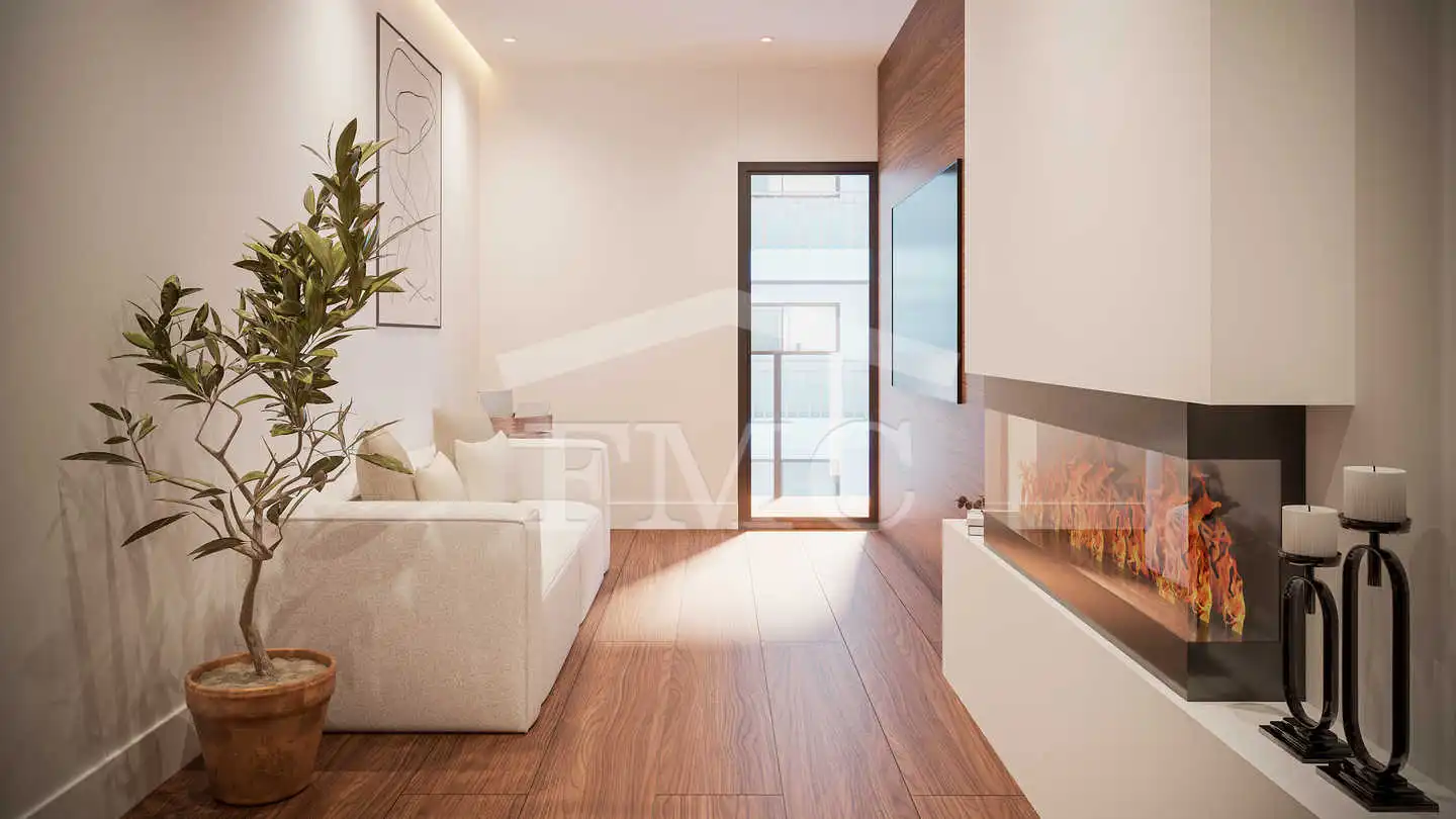 Sala de estar de Piso en venta en Puigcerdà con Calefacción, Parquet y Trastero