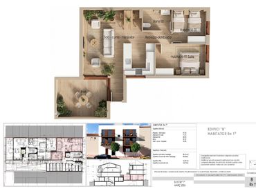 Erdgeschosswohnung mit Balkon zum Verkauf in Carrer Carrer Salvador Albert I Pey 77
