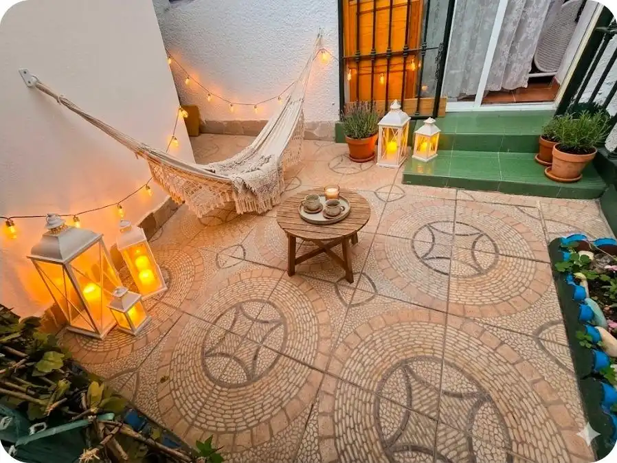 Terraza de Piso en venta en Torremolinos con Jardín privado, Terraza y Piscina comunitaria