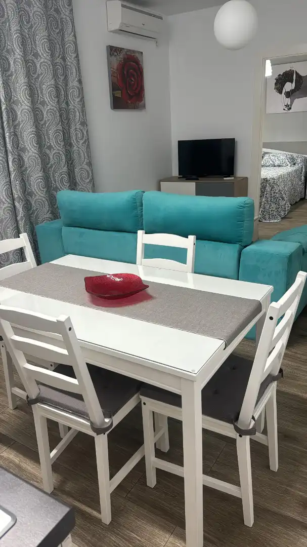 Living room of Apartments for rent in Málaga  with Air Conditioner, Terrace and Furnished