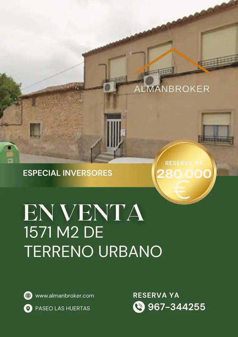 Residential land for sale in Almansa