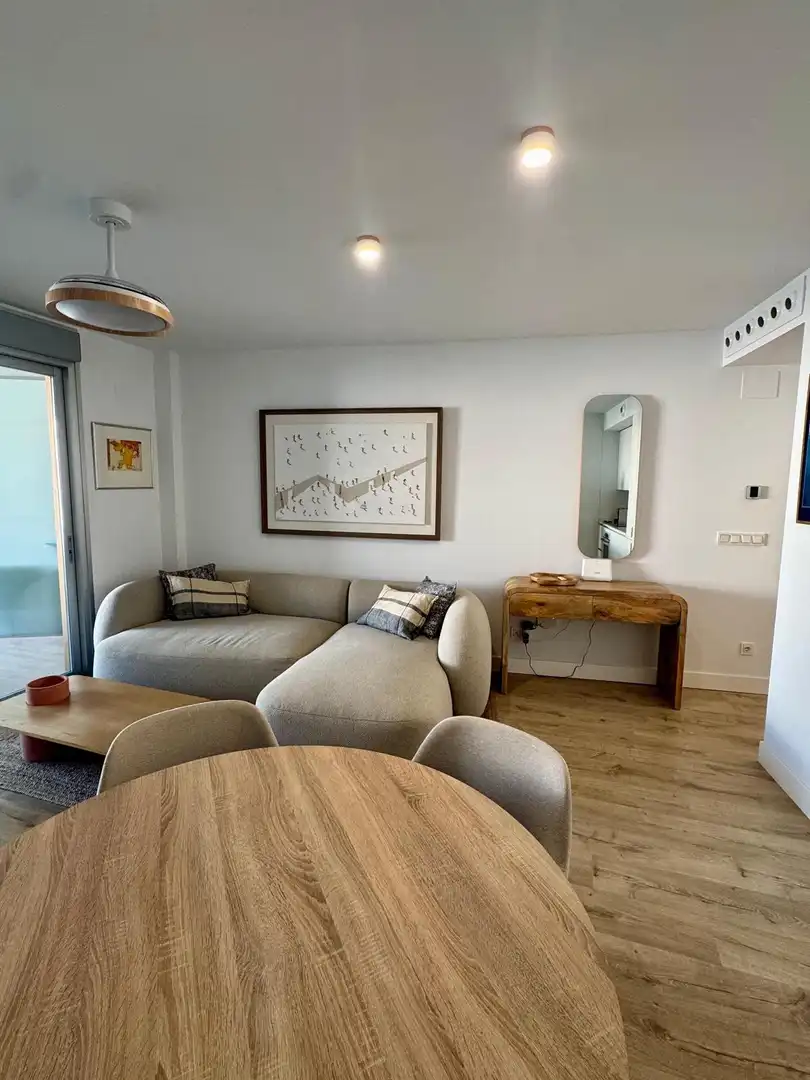 Living room of Flat for rent in Motril  with Air Conditioner, Private garden and Terrace