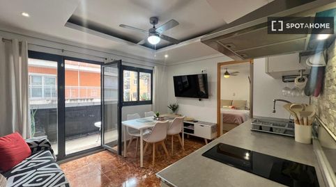 Apartamento de 1 dormitorio en alquiler en El Grau, Valencia