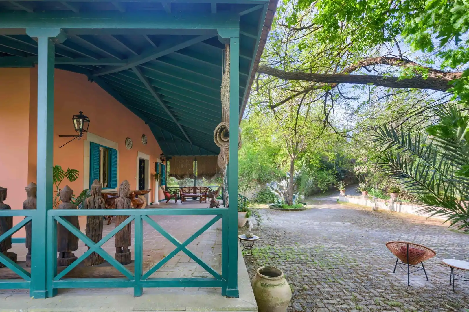 Casa o xalet en venda en Sanlúcar la Mayor amb Aire condicionat, Jardí privat i Terrassa