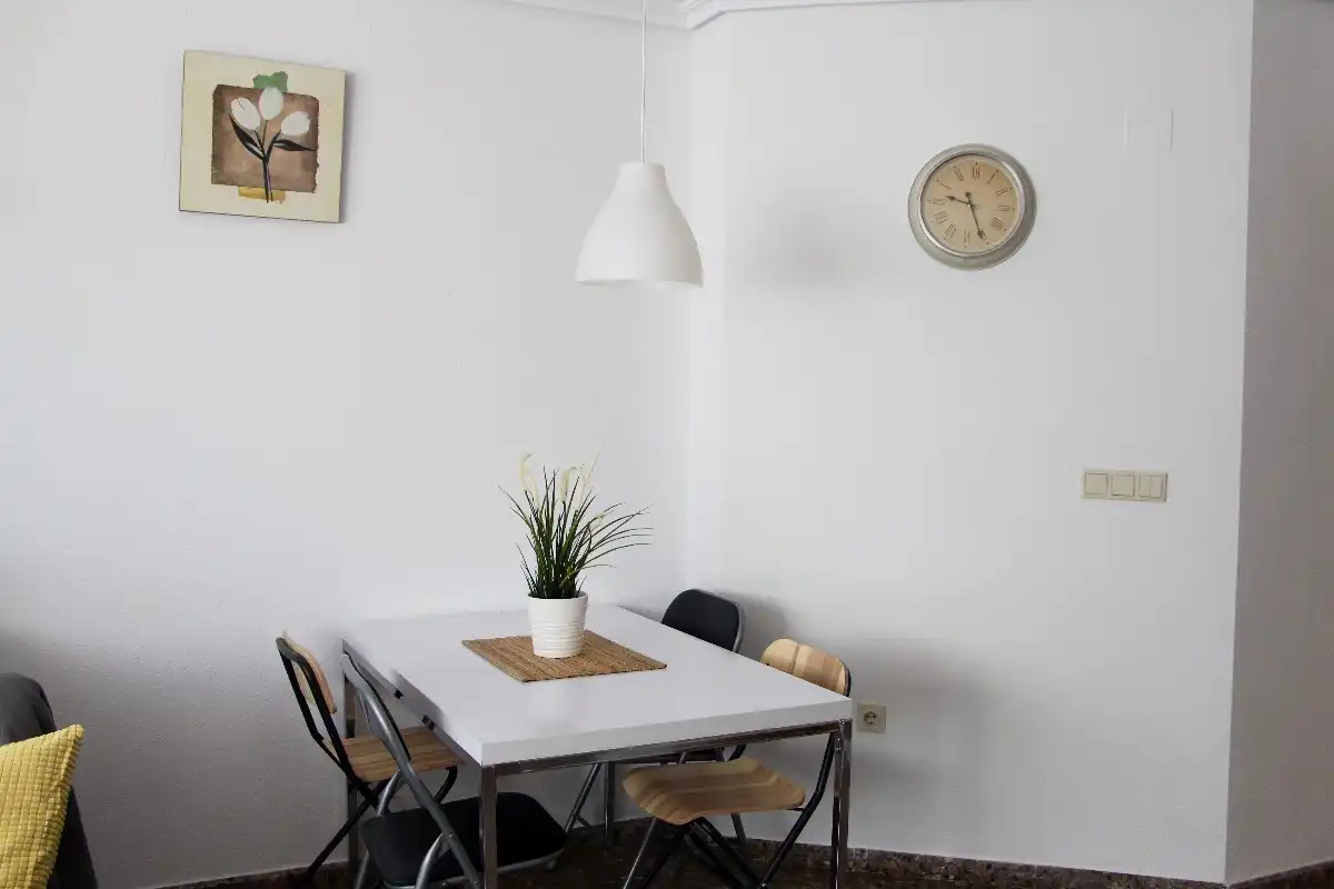 Comedor de Piso de alquiler en Alfara del Patriarca con Terraza y Amueblado