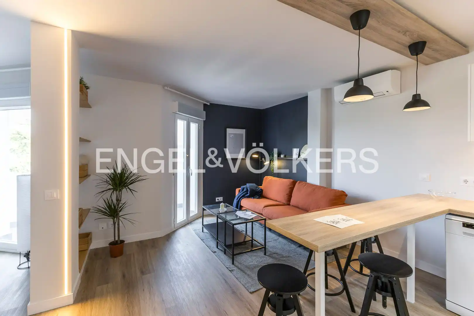 Sala d'estar de Pis de lloguer en Hortaleza
