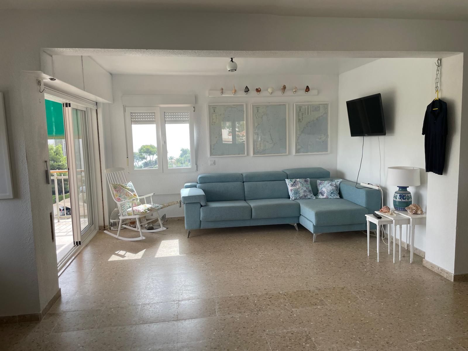 Sala de estar de Piso de alquiler en Orihuela con Terraza y Amueblado