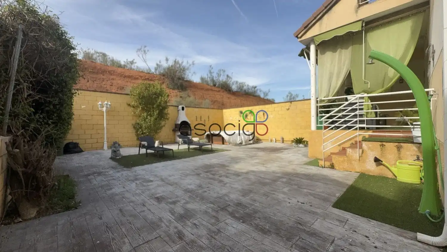 Terraza de Casa adosada en venta en Cabanillas del Campo con Calefacción, Jardín privado y Terraza