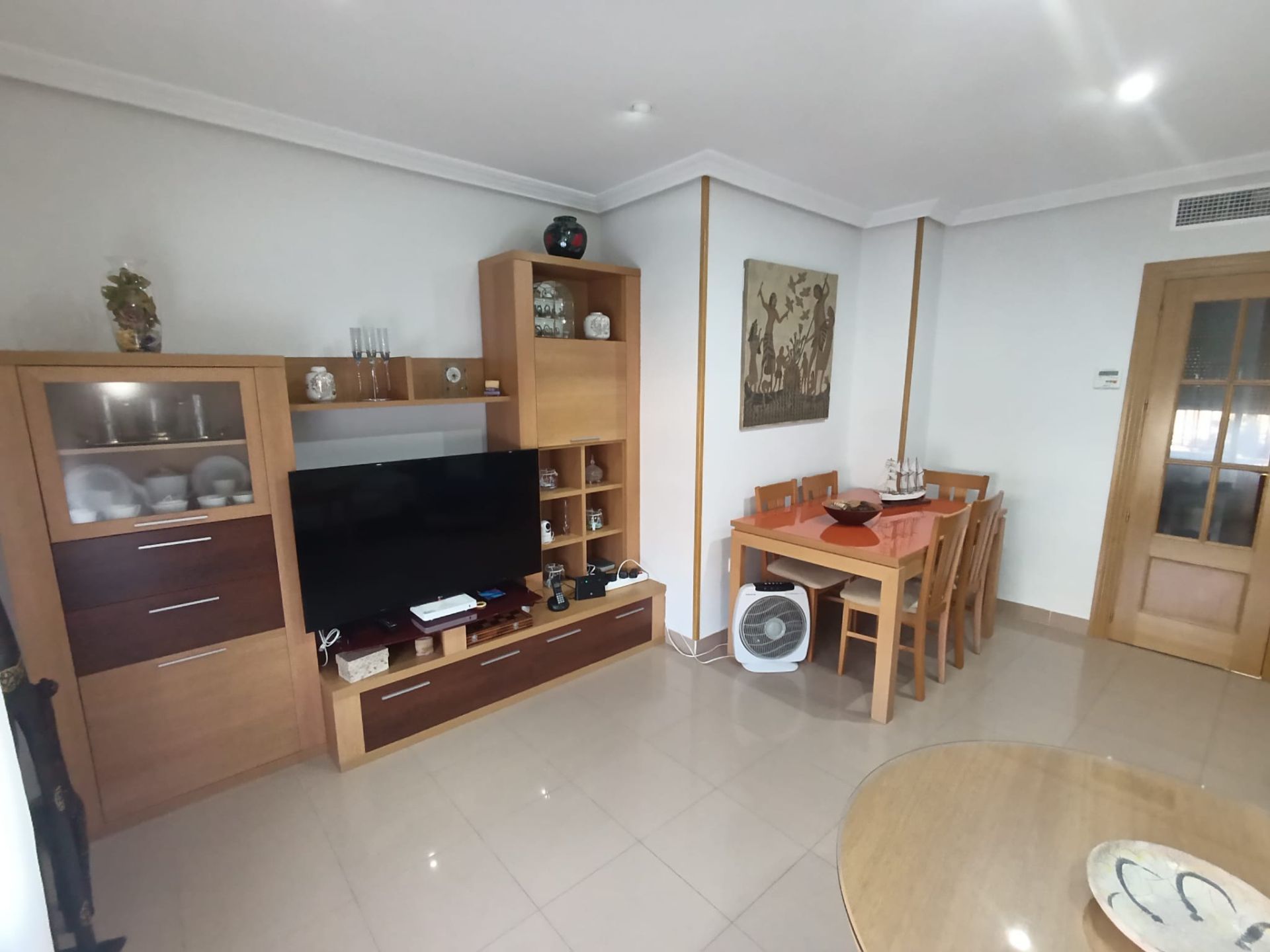 Sala d'estar de Pis en venda en Linares amb Aire condicionat i Calefacció