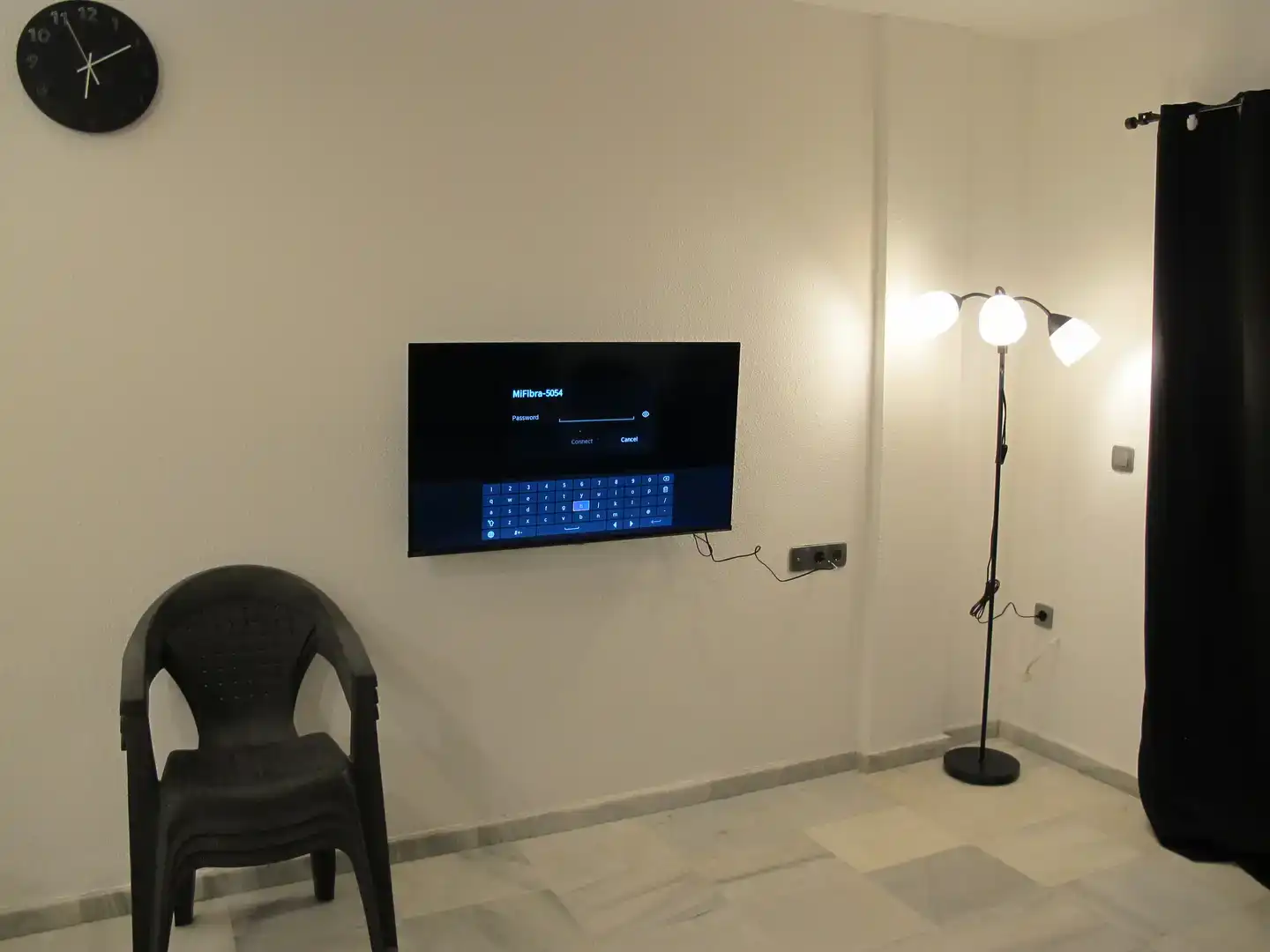 Wohnzimmer von Wohnung zur Miete in Sant Josep de sa Talaia mit Klimaanlage, Möbliert und Balkon