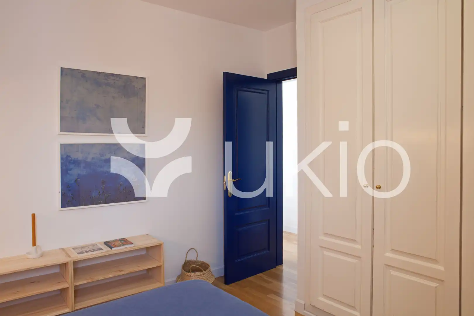 Habitación de Apartamento de alquiler en Madrid con Aire acondicionado, Terraza y Amueblado