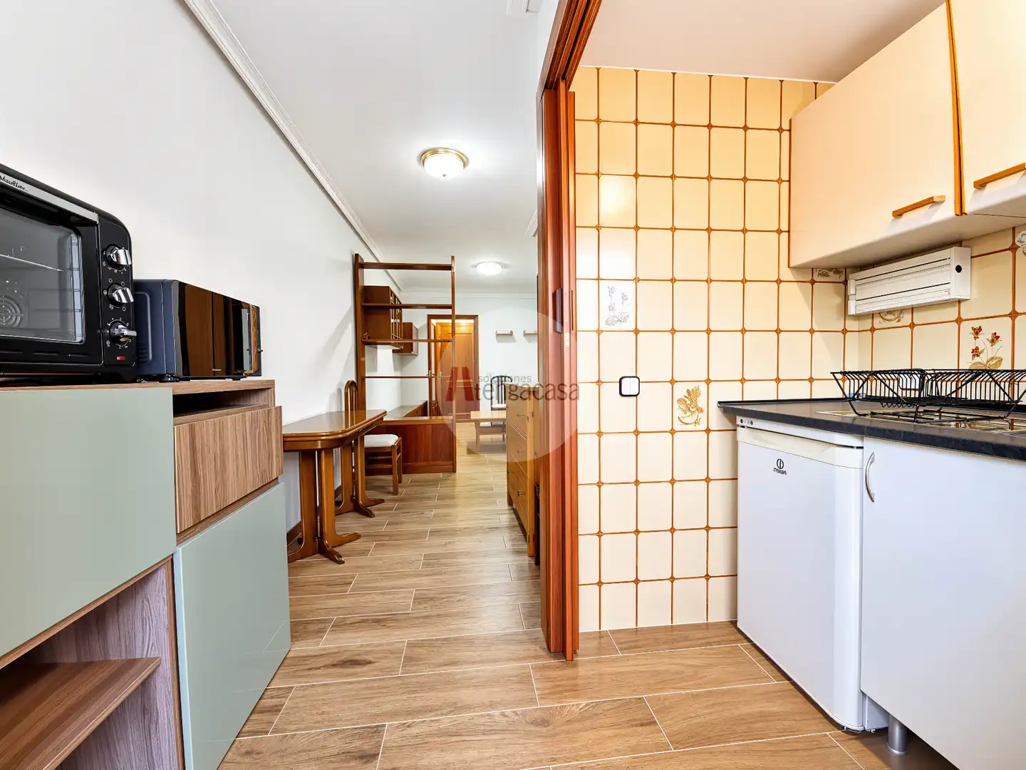 Küche von Wohnungen zur Miete in Madrid mit Klimaanlage, Heizung und Parkett