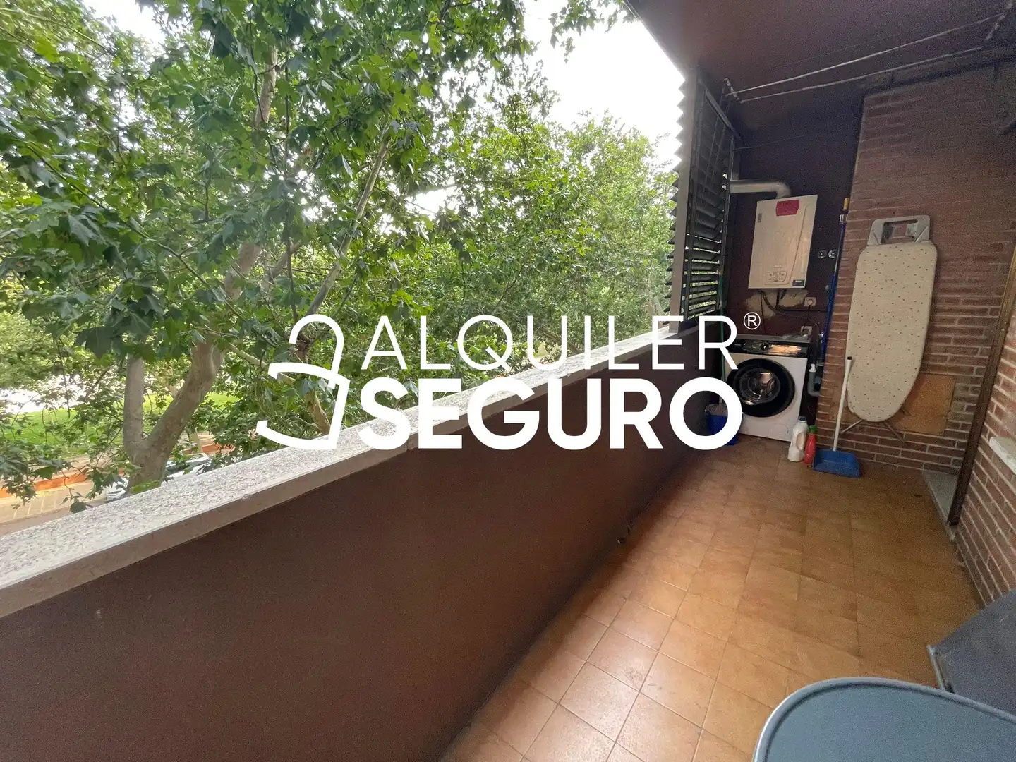 Balcony of Flat for rent in Madrid  with Heating, Terrace and Swimming Pool