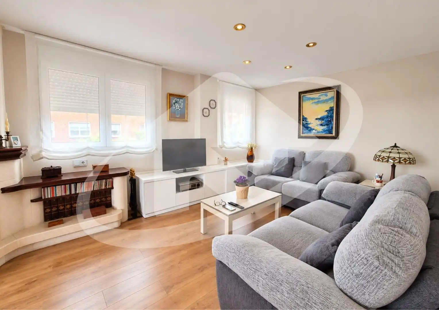Sala de estar de Piso en venta en Centre - Sant Oleguer