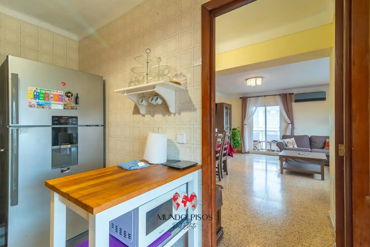 Küche von Wohnung zum Verkauf in  Palma de Mallorca mit Klimaanlage, Heizung und Abstellraum