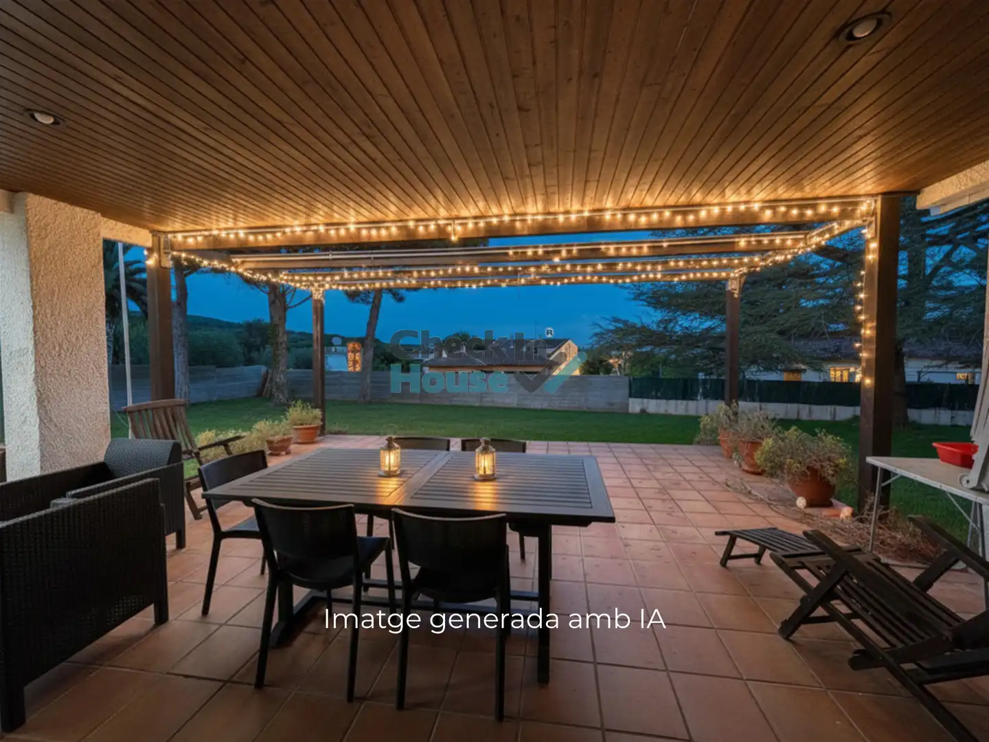 Terrace of Houses for sale in Santa Cristina d'Aro  with Heating, Private garden and Terrace