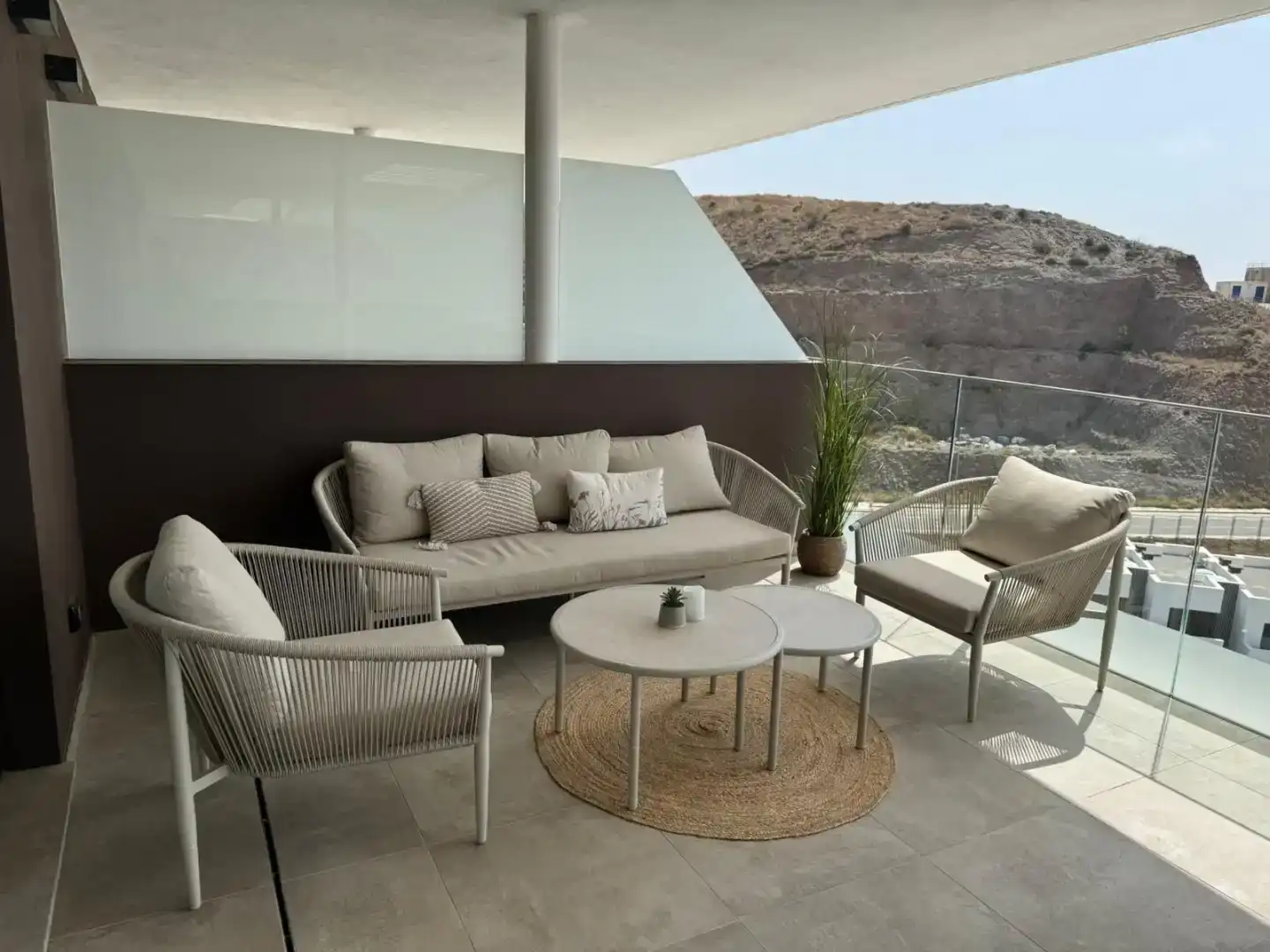 Terrace of Flat for rent in Rincón de la Victoria  with Air Conditioner, Swimming Pool and Balcony