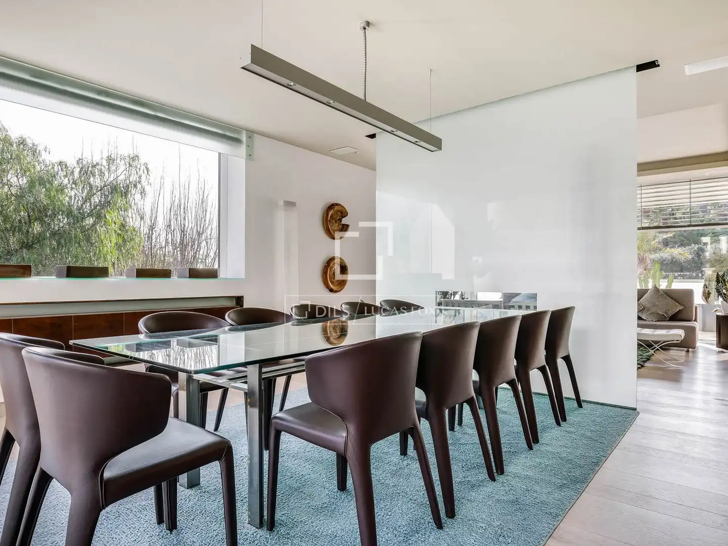 Menjador de Casa o xalet en venda en Barcelona amb Aire condicionat, Calefacció i Jardí privat