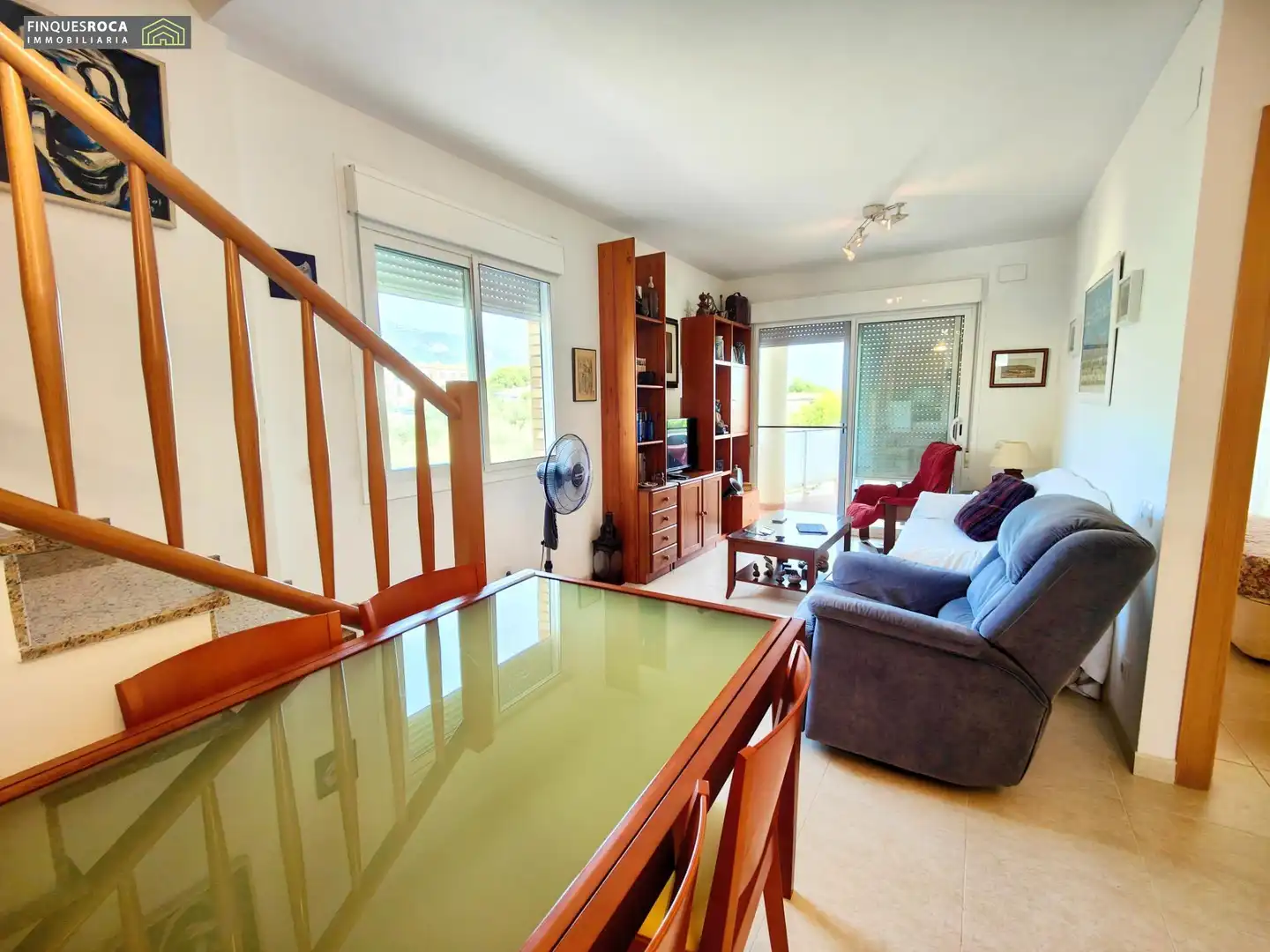 Living room of Attic for sale in Alcanar  with Air Conditioner, Terrace and Community pool