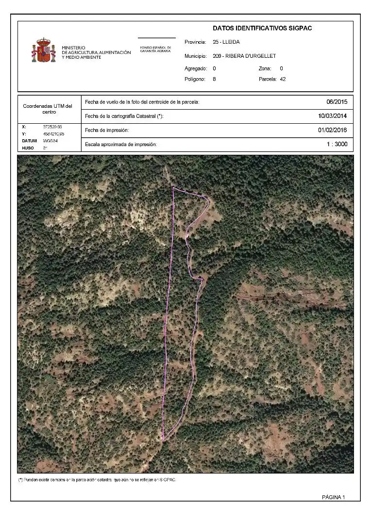 Finca rústica en venta en Ribera d'Urgellet