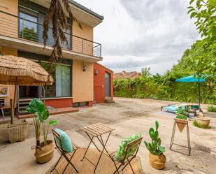 Garden of Single-family semi-detached for sale in Cascante  with Heating, Private garden and Parquet flooring
