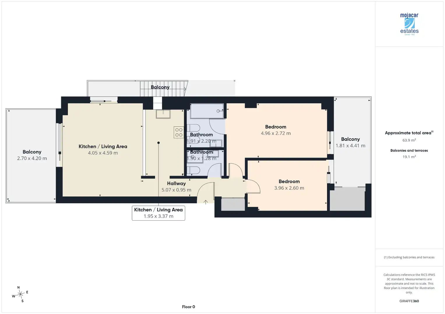 Appartement compact avec terrasse à vendre à Avenida Costa Levante 8B, imagen 29