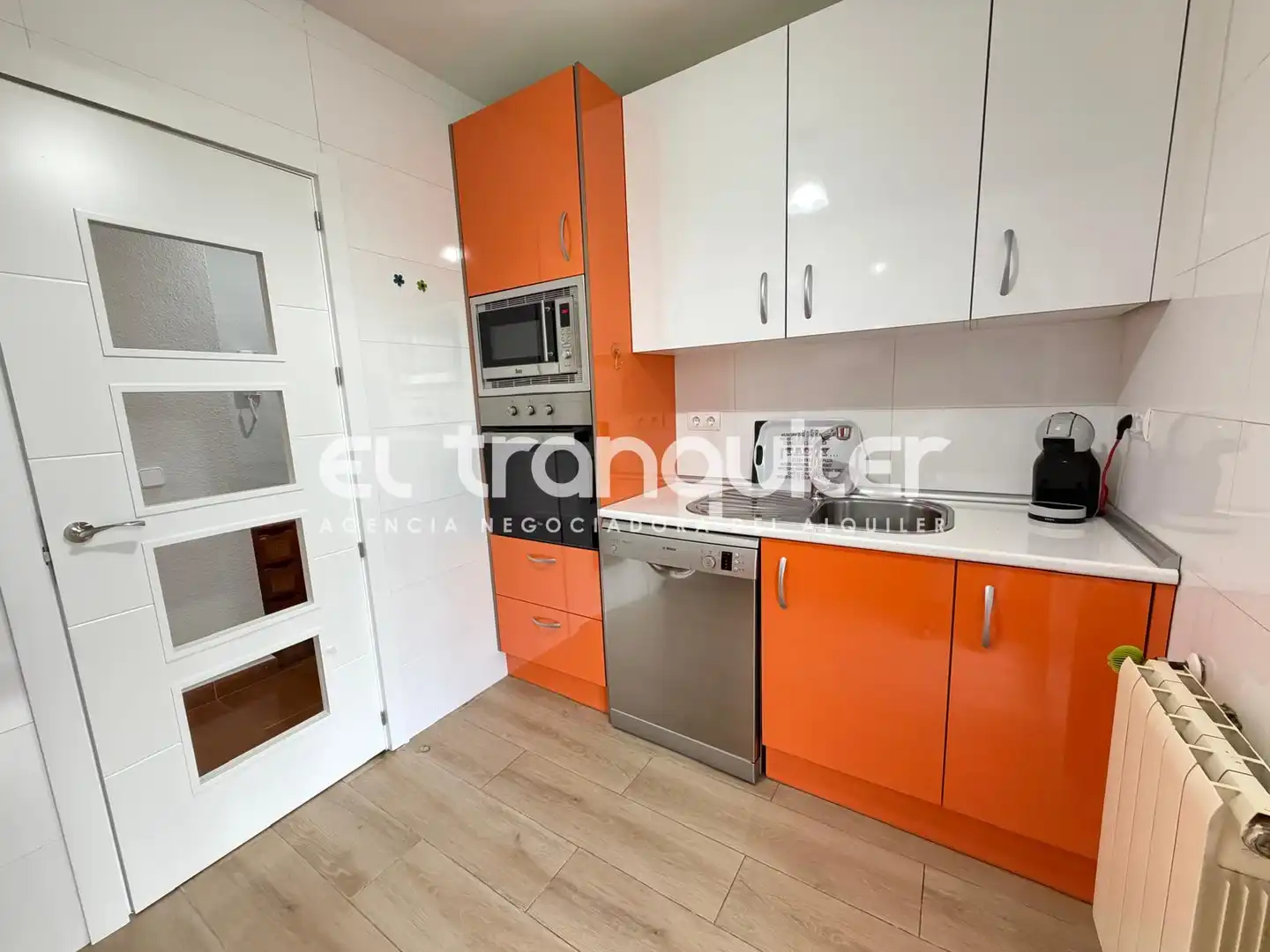 Küche von Wohnung zur Miete in Collado Villalba mit Klimaanlage, Terrasse und Schwimmbad