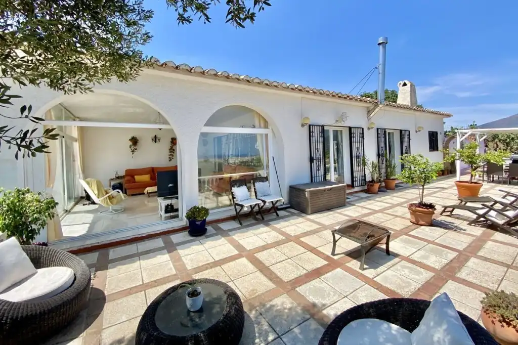 Jardín de Finca rústica en venta en Mijas con Jardín privado, Terraza y Piscina