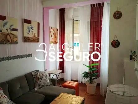 Sala de estar de Piso de alquiler en Miranda de Ebro con Calefacción, Terraza y Amueblado