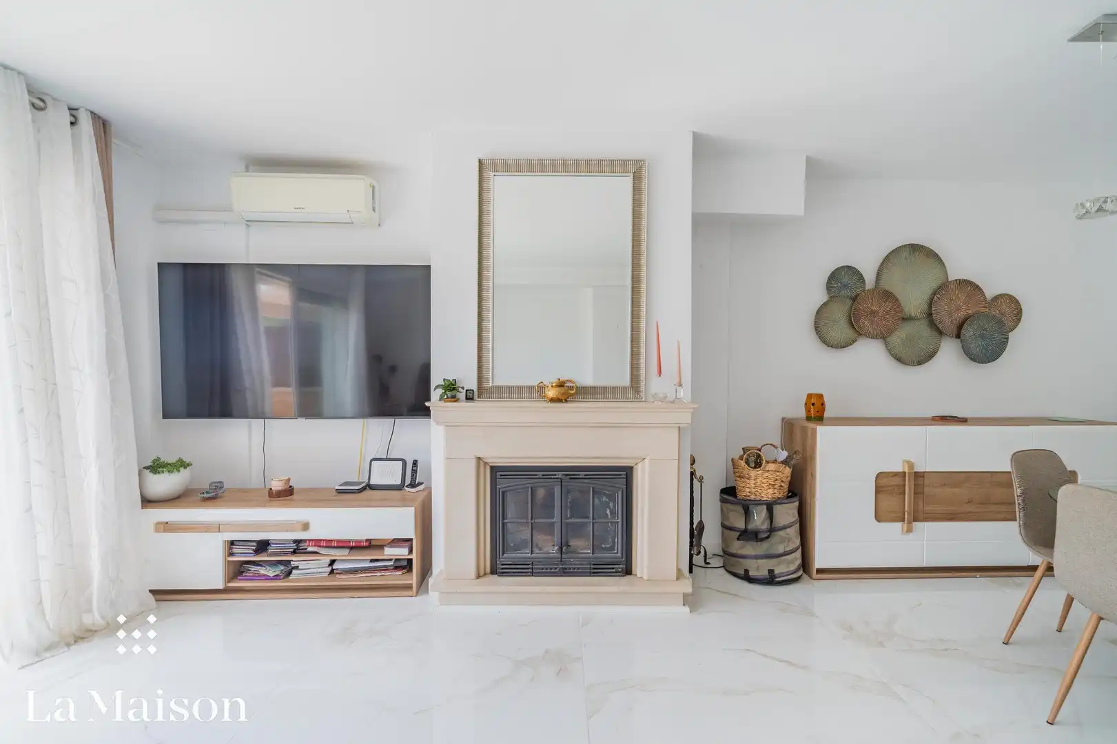 Sala de estar de Casa o chalet en venta en Sant Vicenç de Montalt con Aire acondicionado, Calefacción y Terraza