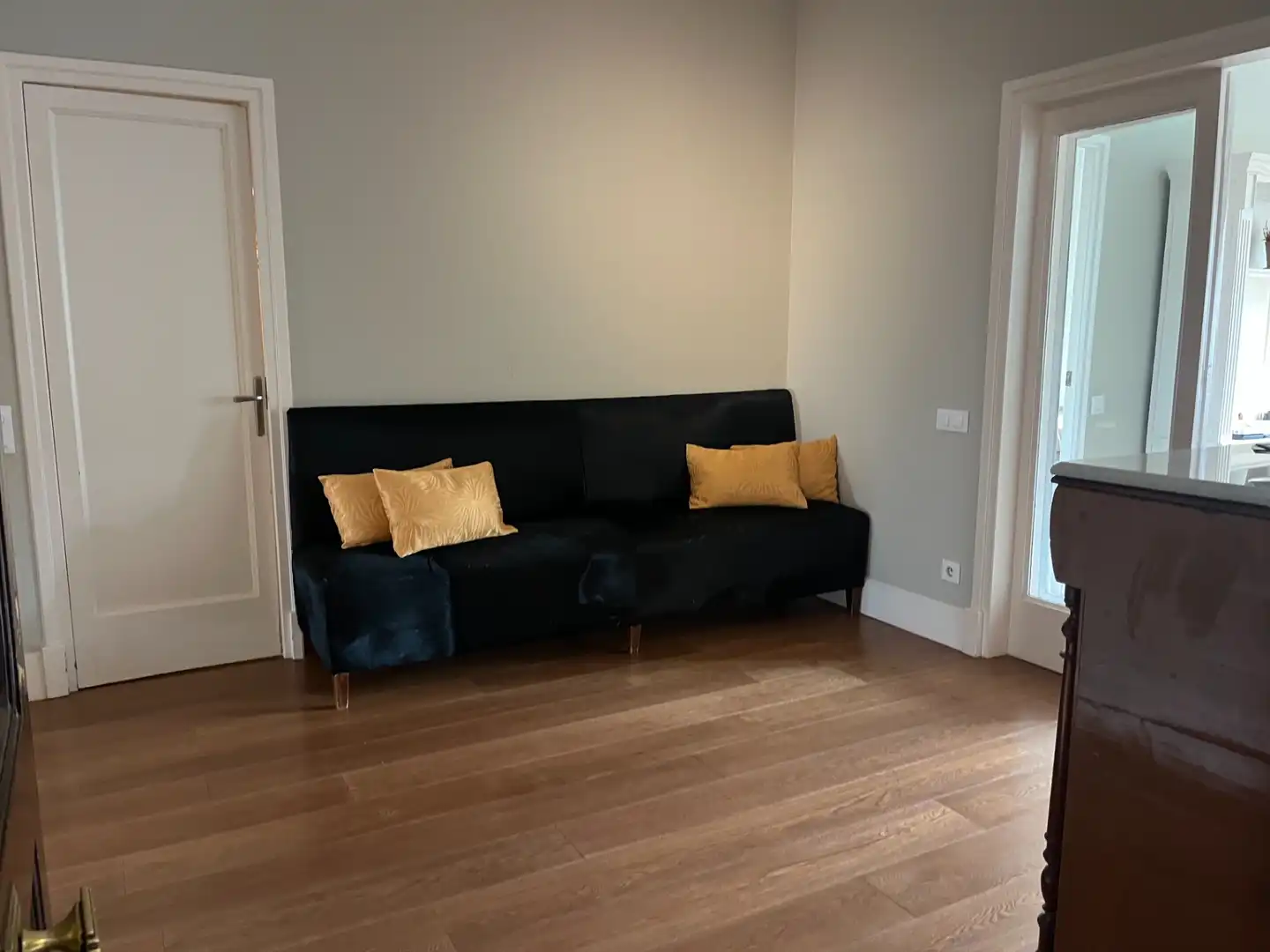 Sala de estar de Piso de alquiler en Barcelona con Aire acondicionado, Calefacción y Parquet
