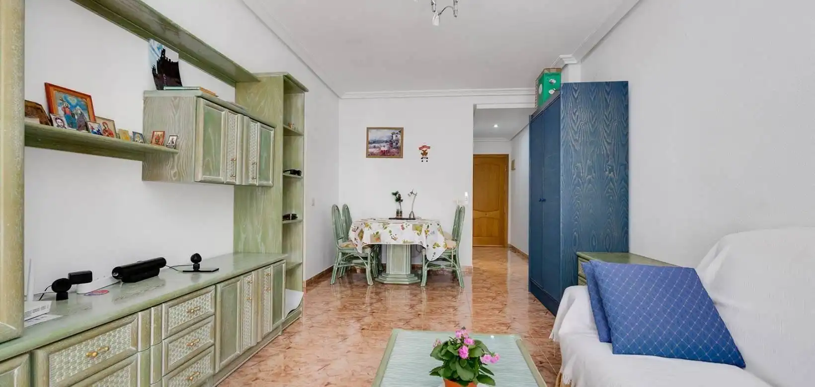 Menjador de Apartament en venda en Torrevieja amb Aire condicionat, Calefacció i Terrassa