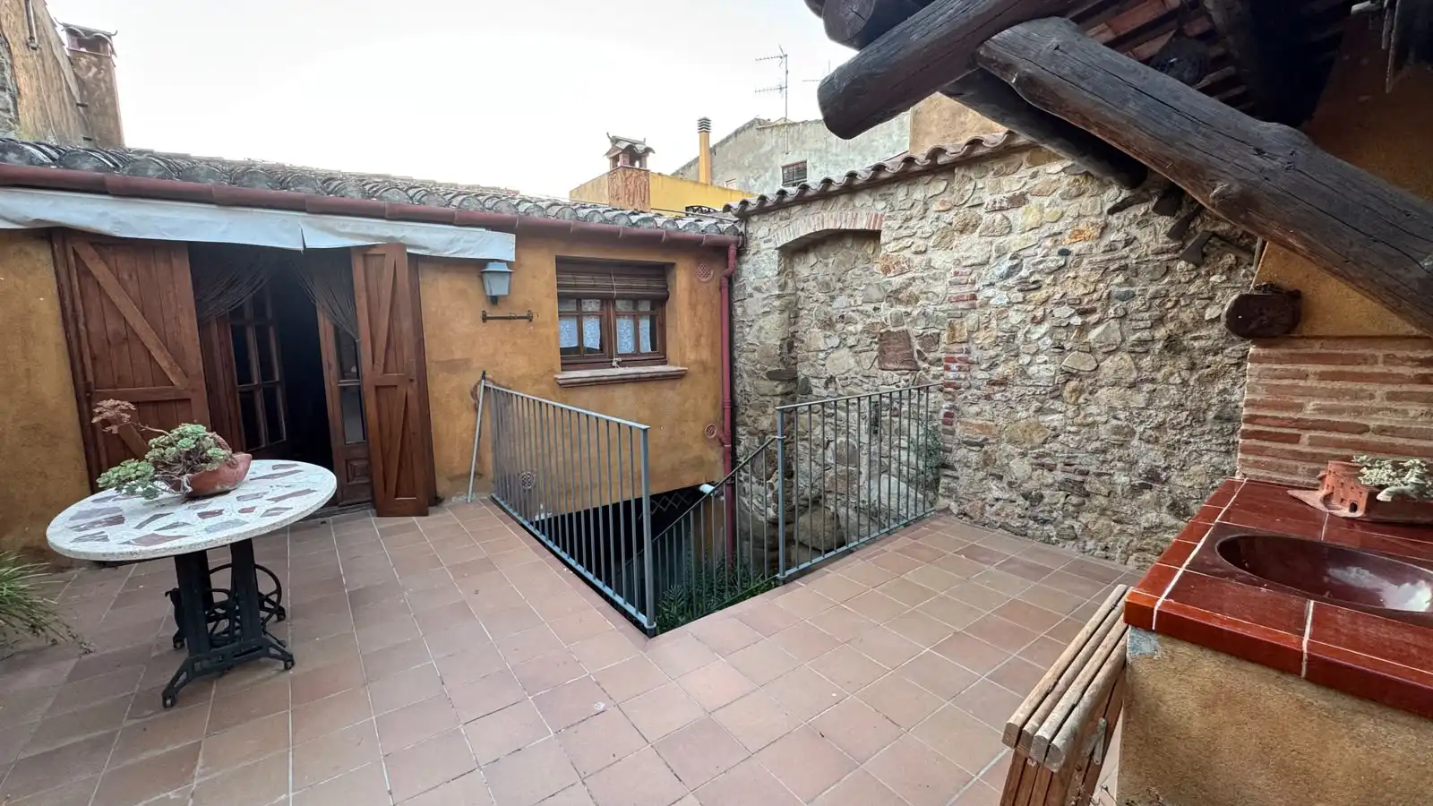 Terrassa de Finca rústica de lloguer en Palamós amb Calefacció, Jardí privat i Traster