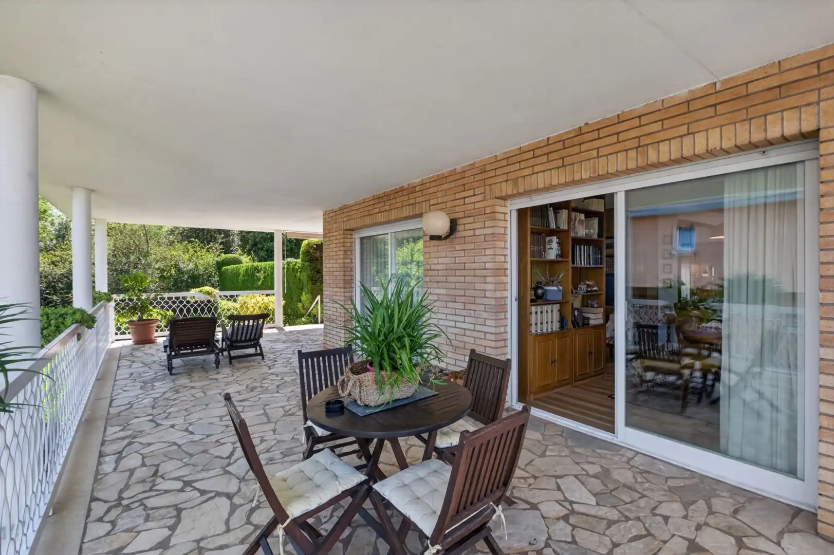 Terrasse von Haus oder Chalet zum Verkauf in Quart mit Klimaanlage, Heizung und Abstellraum