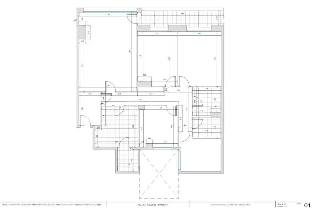 Piso en venta en Barcelona con Aire acondicionado, Parquet y Piscina comunitaria