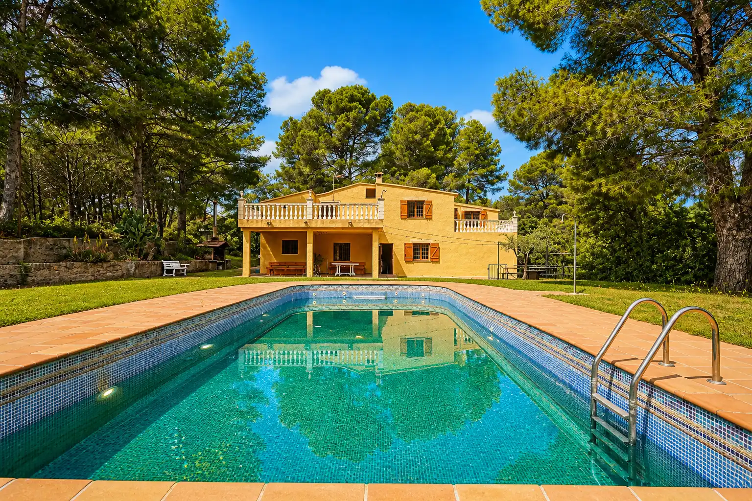 Piscina de Casa o chalet en venta en Riudecanyes con Jardín privado, Terraza y Trastero