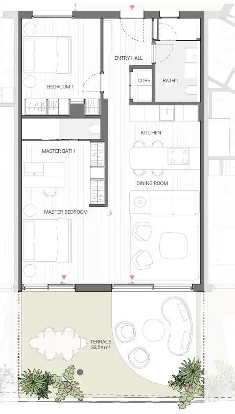 Apartamento con jardín en venta en Los Pacos, imagen 28