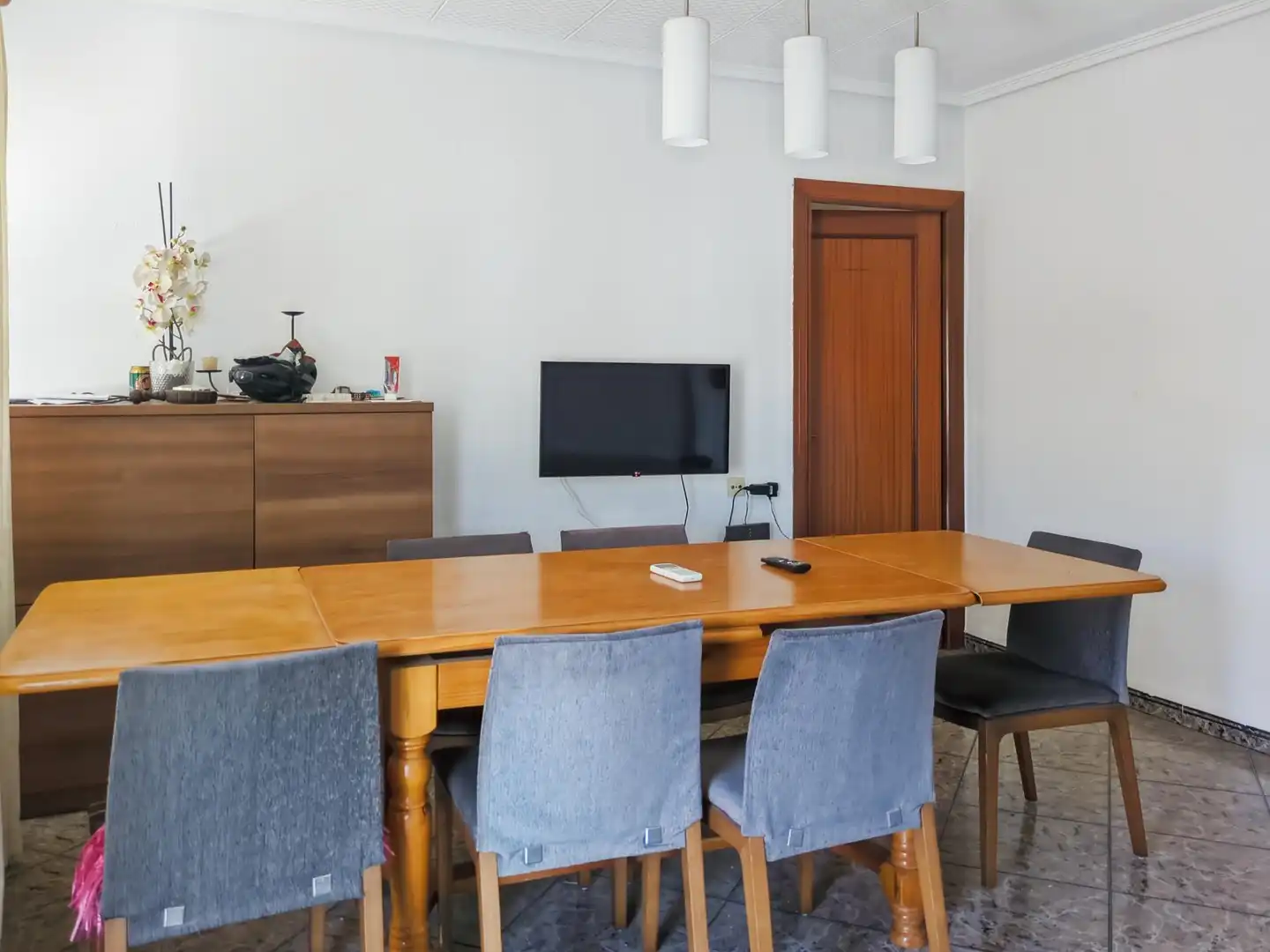 Menjador de Casa o xalet en venda en Sagunto / Sagunt amb Aire condicionat i Moblat