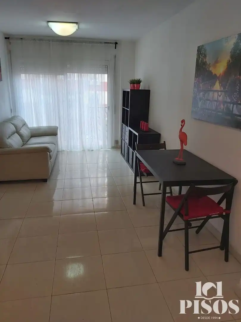 Living room of Flat for rent in Rubí  with Heating, Terrace and Furnished