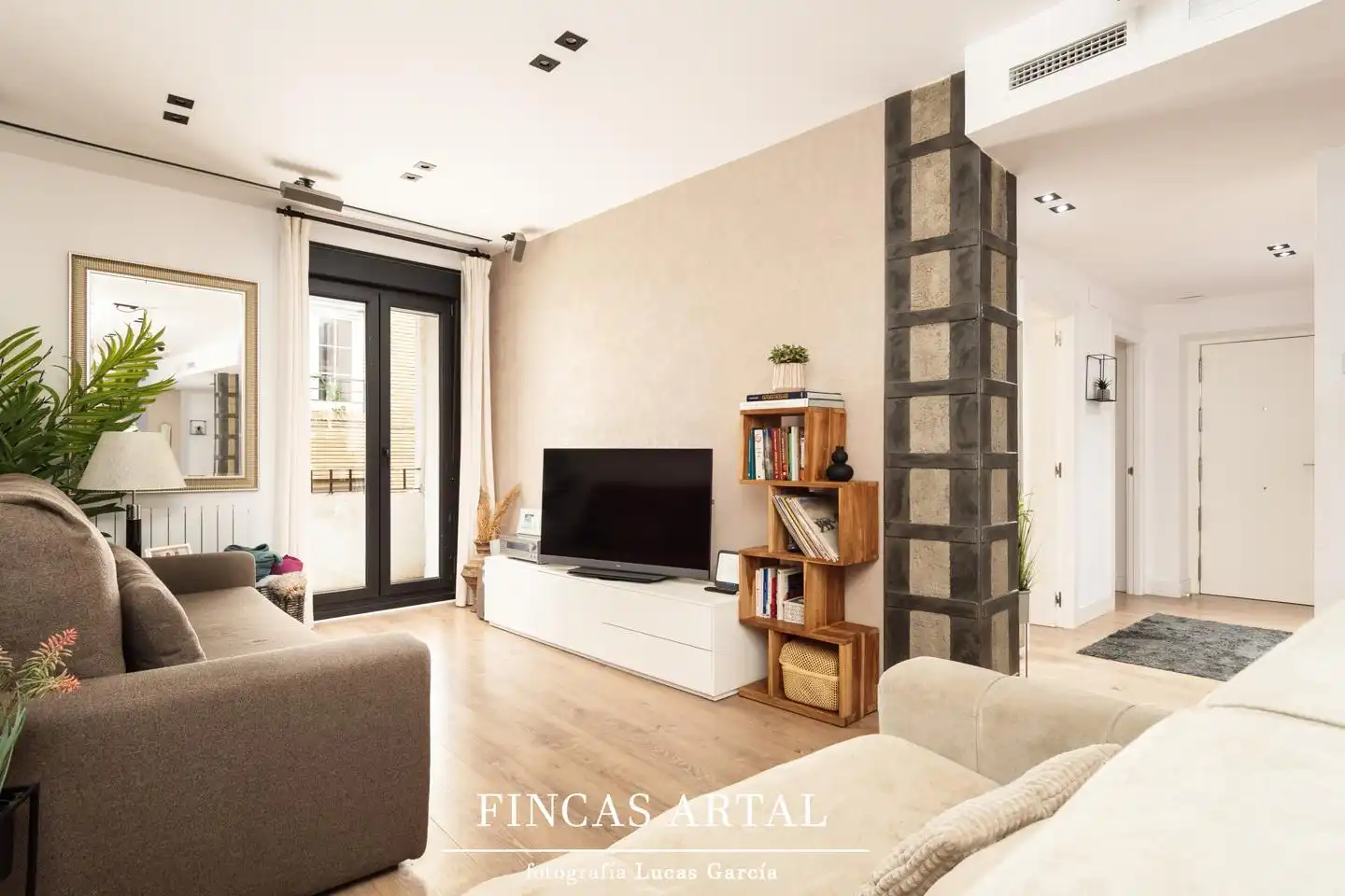Sala de estar de Piso en venta en Zaragoza con Aire acondicionado, Calefacción y Terraza