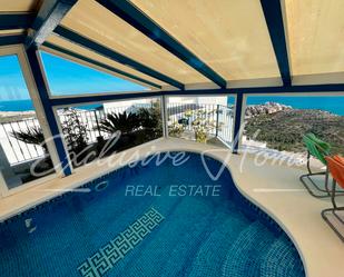 Swimming pool of Attic for sale in Peñíscola / Peníscola  with Air Conditioner, Heating and Terrace