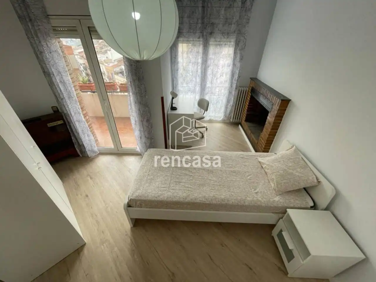Schlafzimmer von Wohnung zur Miete in Lleida mit Klimaanlage, Heizung und Parkett