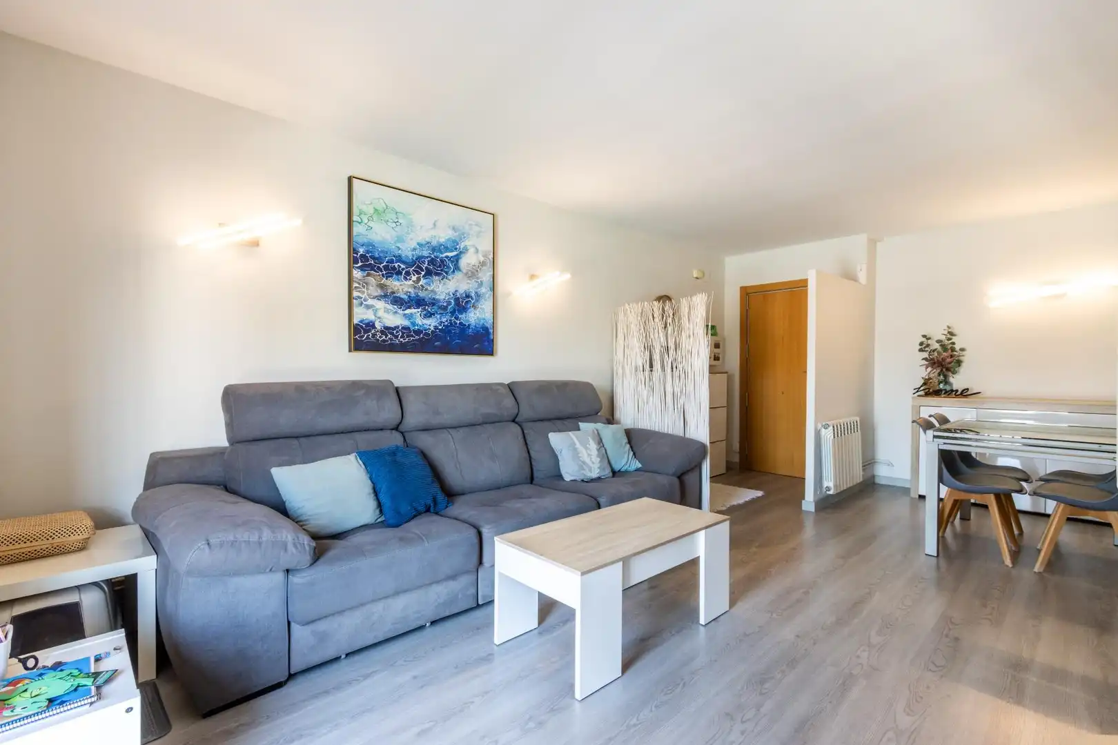 Sala de estar de Piso en venta en Polinyà con Aire acondicionado, Calefacción y Parquet