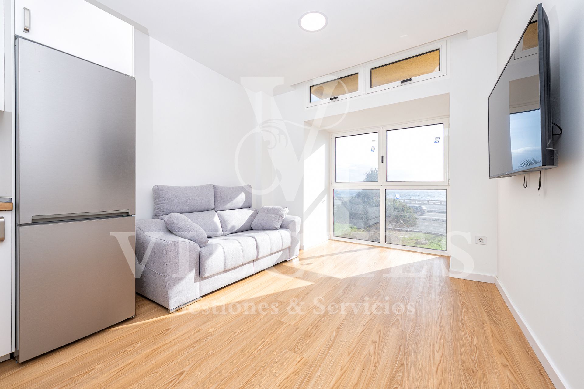 Living room of Flat to rent in Las Palmas de Gran Canaria  with Furnished, Oven and Washing machine