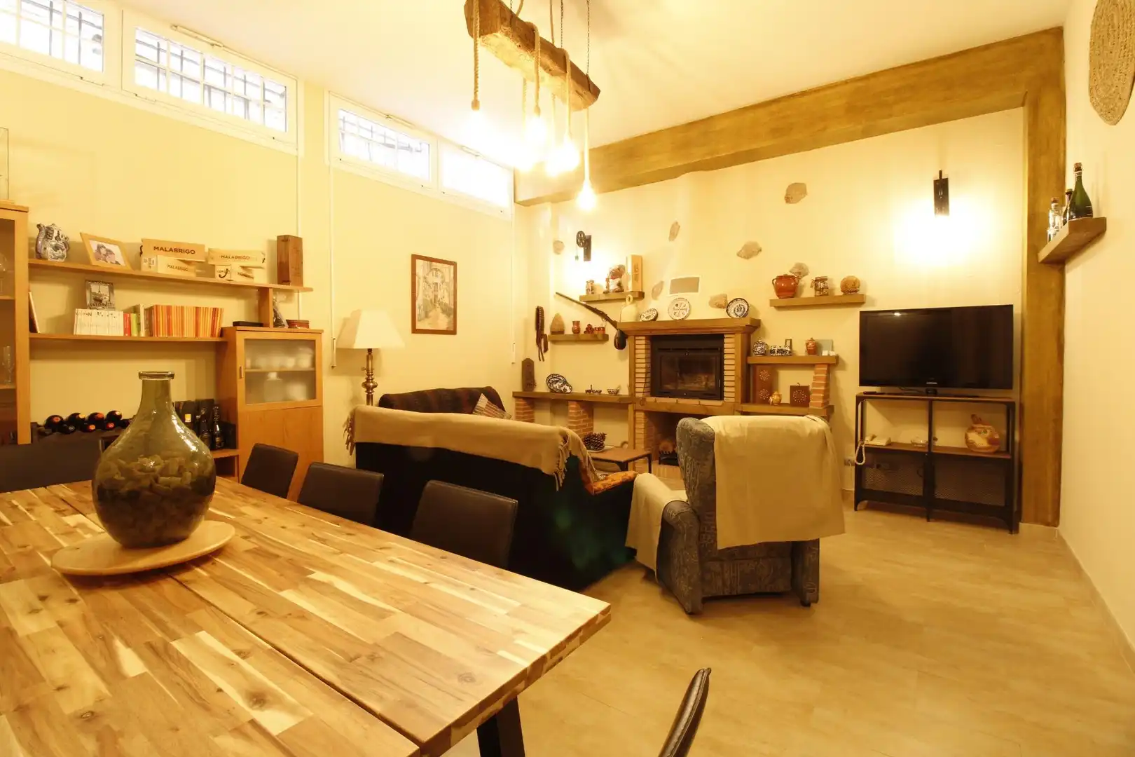 Living room of Detached homes for sale in Collado Villalba  with Heating, Private garden and Storage room