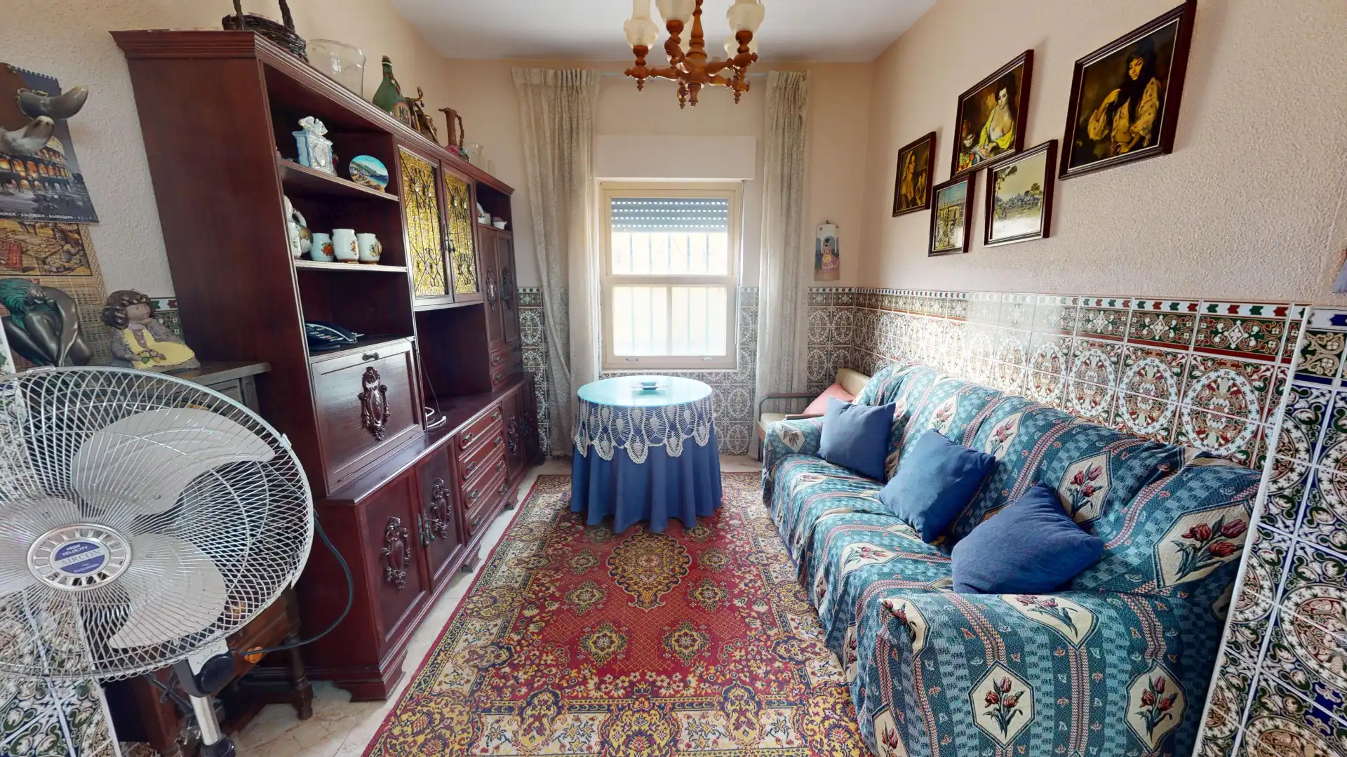 Sala de estar de Casa o chalet en venta en Aspe con Jardín privado, Terraza y Trastero