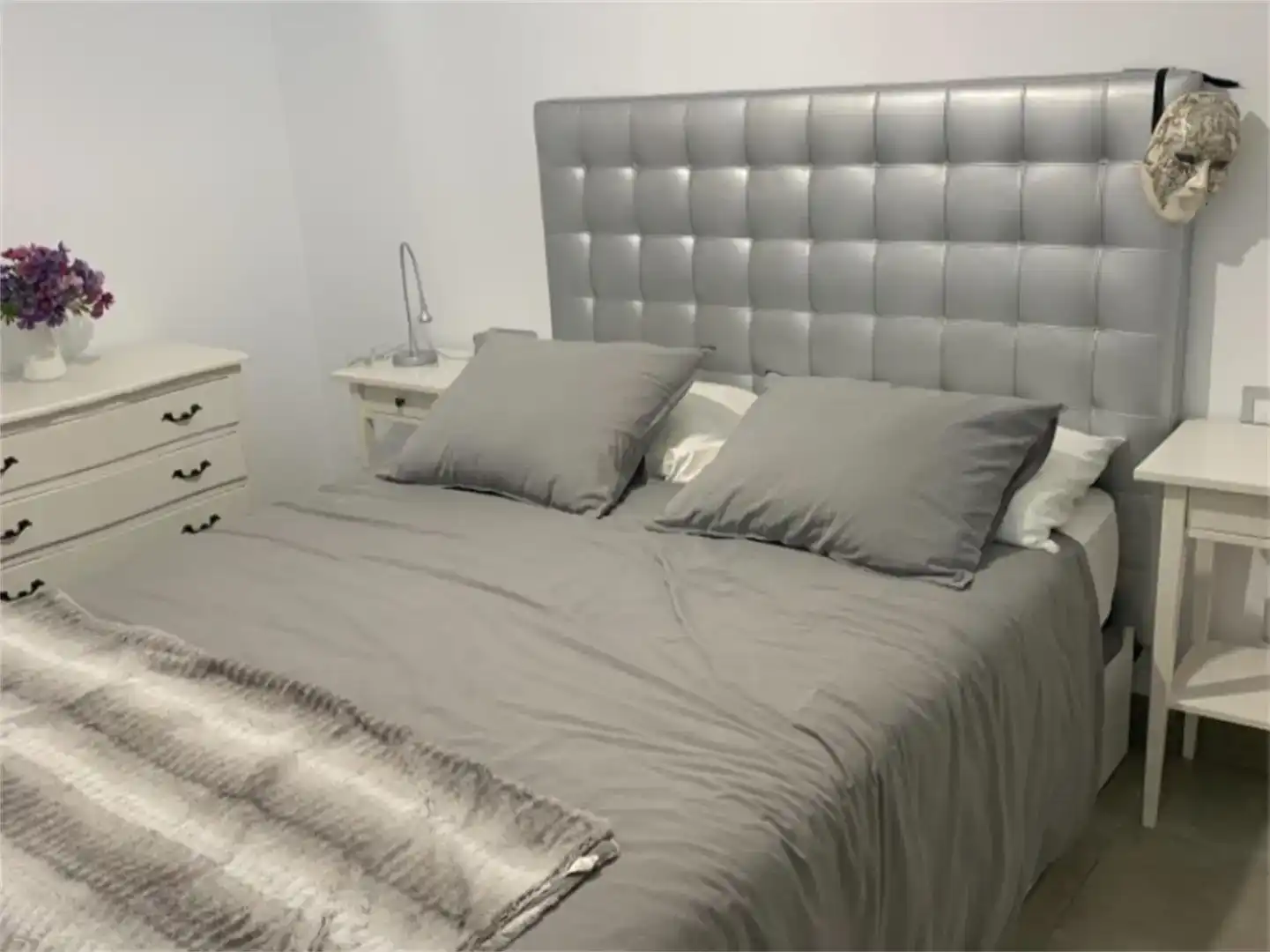 Bedroom of Flat for rent in Rota  with Air Conditioner, Private garden and Swimming Pool
